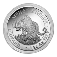 Somalian 1 Kilo Silver Leopard - 2023