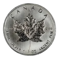 2011 Silver Canadian Maple Leaf Coin BU