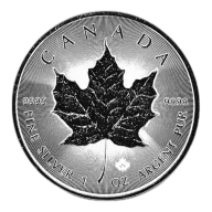 2020 Canadian Maple Leaf 5 Dollar 1oz Silver Coin