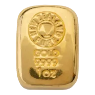 1oz Gold Cast Bar - NZ Pure
