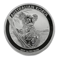 2015 Perth Mint 1 Oz Australian Koala Silver Bullion Coin