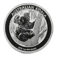 2013 Perth Mint 1 Oz Australian Koala Silver Bullion Coin