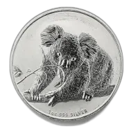 2010 Perth Mint 1 Oz Australian Koala Silver Bullion Coin