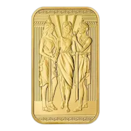 1 Oz Royal Mint Three Graces Gold Bar (New in Assay)
