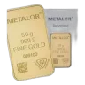 Metalor 50 Gram Gold Bar