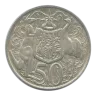Australia 1966 Round 50c Silver Coin