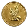 1 Oz Australian Lunar Series "Year of the Rooster" Gold Coin (2005) (Series 1)