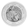 2025 £10 10oz Silver Panther - The Queen's Beasts Tudor Bullion Round