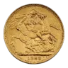 Sovereign Coin Queen Victoria Veil Head UK