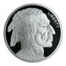 2 OZ SILVER ROUND BUFFALO DESIGN GOLDEN STATE MIN