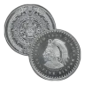 1 10 oz Aztec Calendar Silver Round
