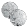 1 10 oz Bull & Bear Fractional Silver Round