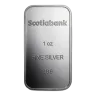 1 oz Silver Scotiabank Bar - Scotiabank - .999 Ag