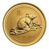 1 Oz Australian Lunar Series "Year of the Rat" Gold Coin (1996) (Series 1)