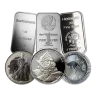 1 oz Silver Coin, Bar or Round - Preowned - Assorted Mints - .999+ Ag