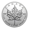 1 Oz Canadian Maple Leaf .9999% Fine Silver Coin 2012