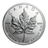 1 Oz Canadian Maple Leaf .9999% Fine Silver Coin 2011