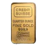 Credit Suisse 1/4 Ounce Gold Bar