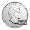 1 oz Silver Canadian Maple Leaf Coin (Random Year) Circulated