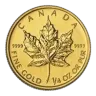 2011 Gold Bullion 0.25 Ounce Maple $10 Coin