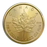 1/4 Oz Gold Canadian Maple Leaf - BU (Random Year, Sealed Packaging)