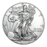 Pre-Owned USA Eagle 1oz Silver Coin - Mixed Dates - VAT Free