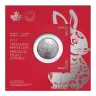 RCM 1oz Treasured Silver Maple Leaf, Year of the Rabbit - 2023