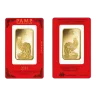 PAMP 100 Gram Lunar Rooster Gold Bar