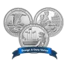 5-oz America the Beautiful Silver .999 Fine Random Date & Design