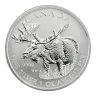 1 oz Canadian Moose Silver Coin