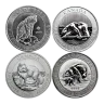 1.5 oz Wildlife Silver Coin
