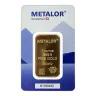 Metalor 1oz 9999 Fine Gold Minted Bar in Assay Card Sealed (New)