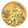 1/10 Oz Australia Kangaroo or Nugget Gold Coin - BU (Random Year)