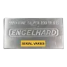 100 oz Silver Bar - Engelhard (Poured/Extruded)