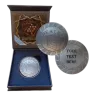 Custom Engraved 1oz .999 Fine Silver Poker Chip Dealer Button Marker with Gift Box