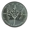 1oz Canadian Silver Maple Leaf Gem BU (Random Date)