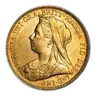 1893-1901-P Australia Gold Sovereign Victoria Veil Head BU