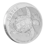 One Ounce 2022 Silver Hawksbill Turtle includes capsule