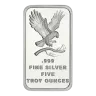 Silvertowne Mint USA Eagle 5oz Silver Bar