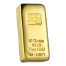 20 oz CPG Cast Gold Bullion 99.99% Pure