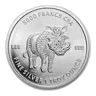2021 Republic of Chad 1 oz Silver Mandala Warthog (Abrasions)