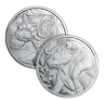 2 oz Bull & Bear Silver Round