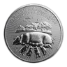 2019 Great Britain 1 oz Silver Year of the Pig BU