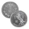 5 oz Year of the Horse Silver Round