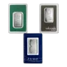 1 oz Platinum Bar - Brand Varies (Carded)