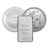 1/2 oz Silver Coin, Bar or Round - Pre Owned - Assorted Mints - .999+ Ag