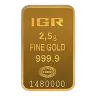 2.5 Gram Gold Bar - Istanbul Gold Refinery (with Assay)