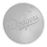 1 Troy oz New Zealand Mint Los Angeles Dodgers Silver Medallion