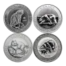 Canadian 1.5 oz Wildlife Silver Coin (Year/Design Varies)