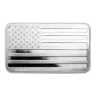 10 oz Silver Bar - American Flag Design (Eagle Back)